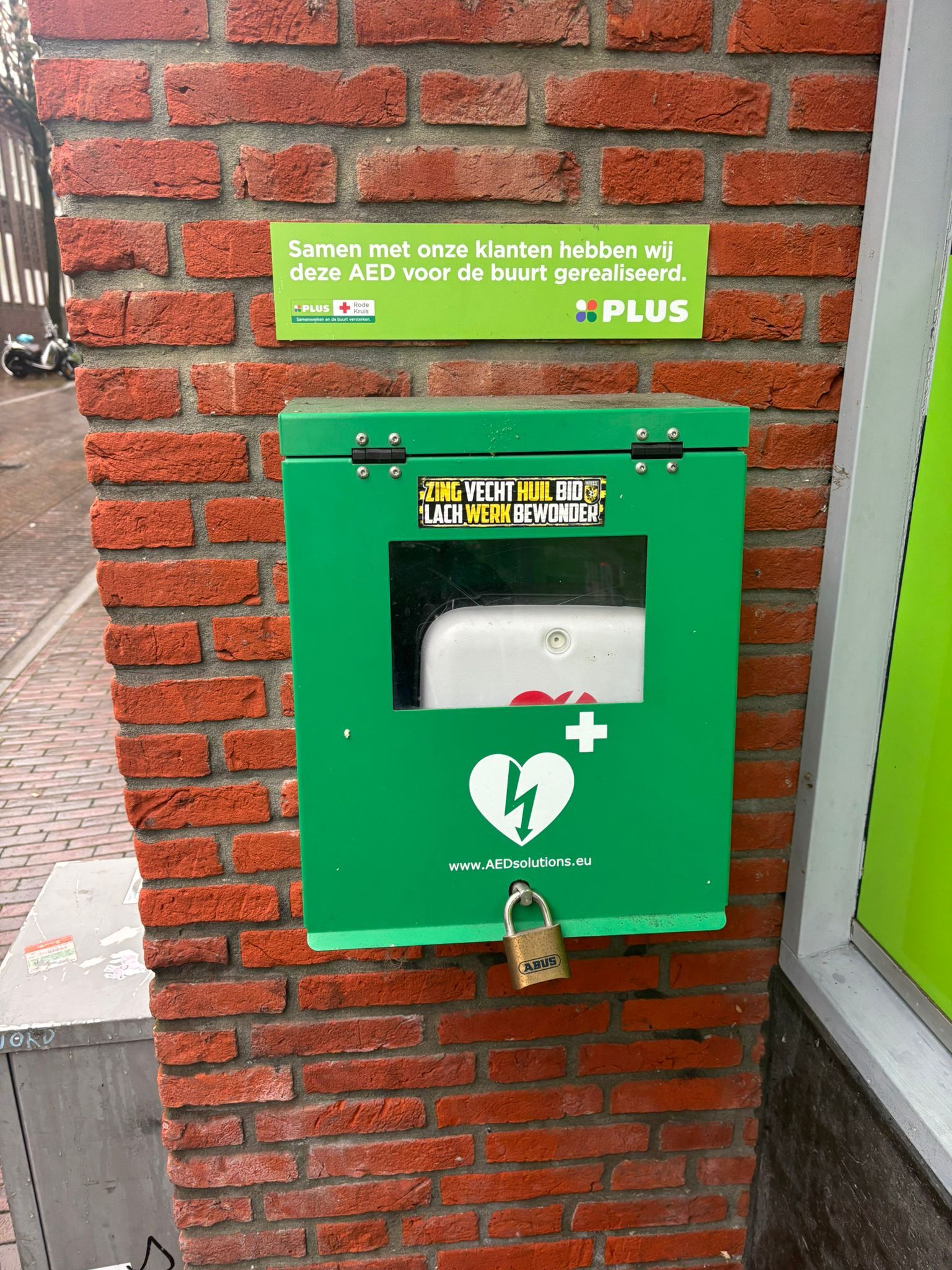 AED at Plus Spijkerlaan, Arnhem