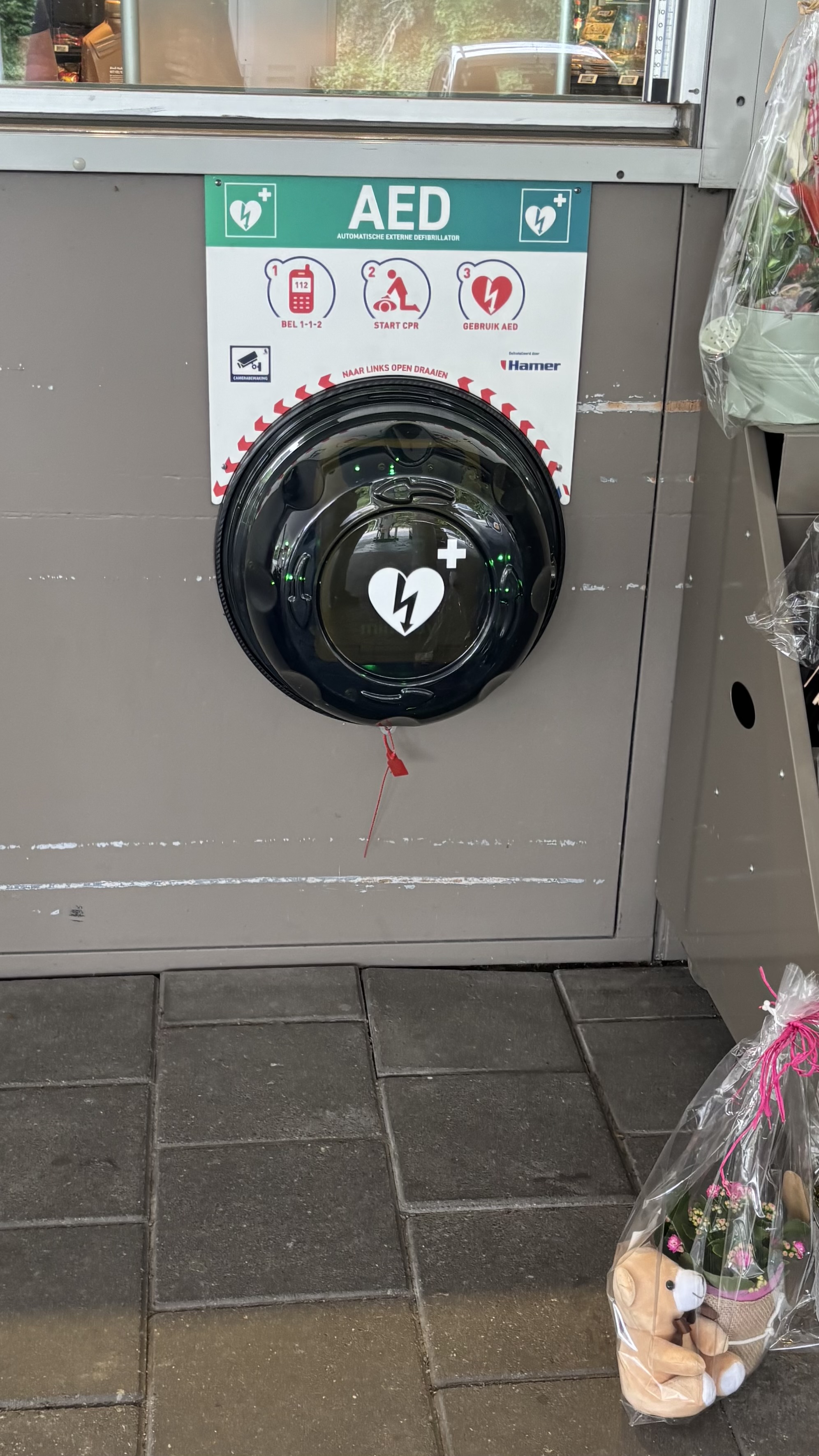 AED bij Shell Hanenberg